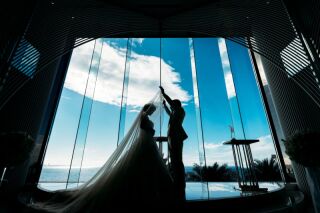 【チャペル＆ビーチ＊洋装2ペア】ウエディングドレス×カラードレスどちらも選べる♪