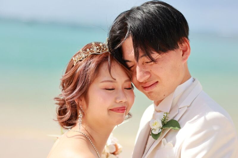 \チャペル&ビーチ/ふたりのご結婚の瞬間を、沖縄フォトウエディングでキロクに残す