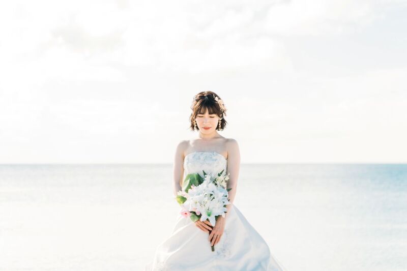 ビーチへ移動♪沖縄の自然を感じながらの撮影です！