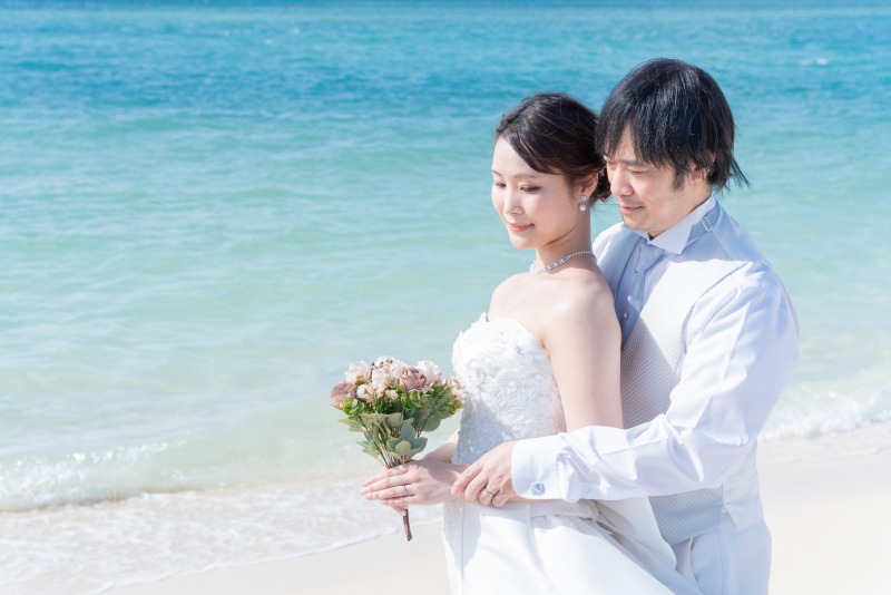 後ろからハグ♡