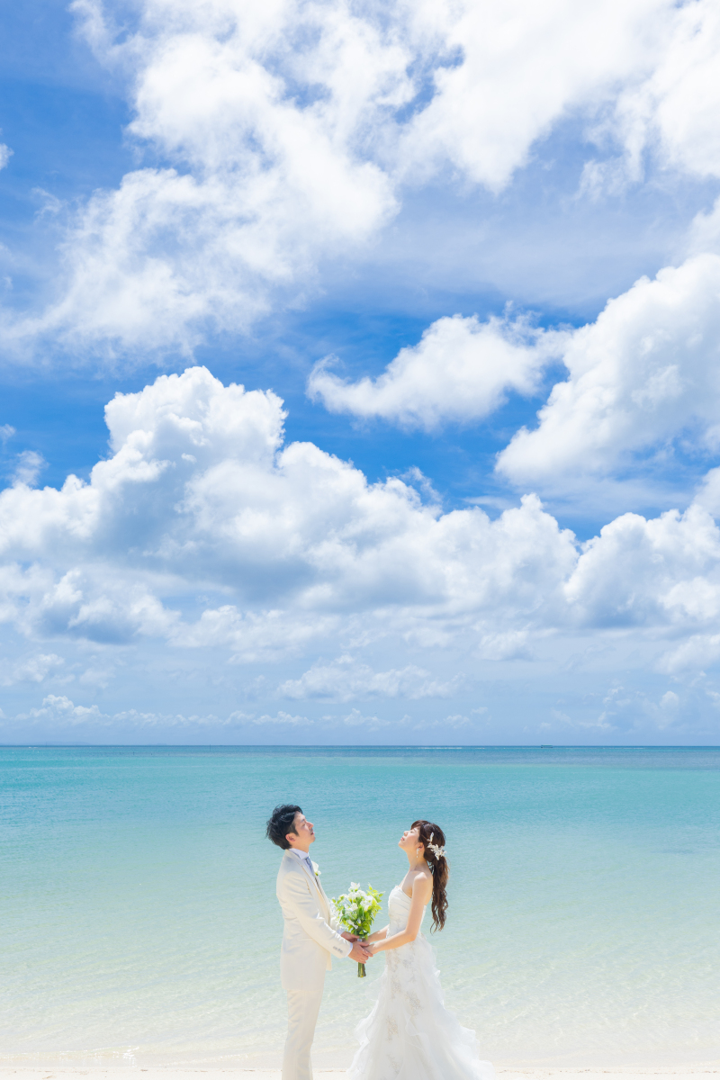 青い空と青い海!