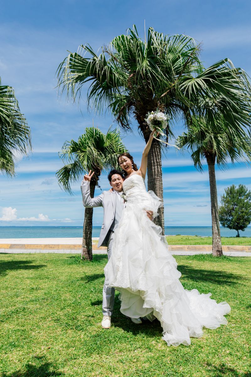 南国の風を感じながら、永遠に忘れない素敵な一日に