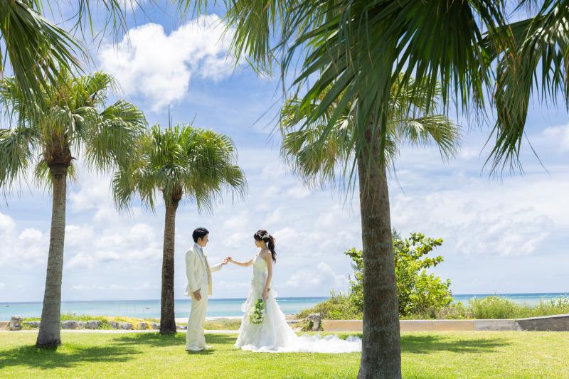 アラハビーチにて