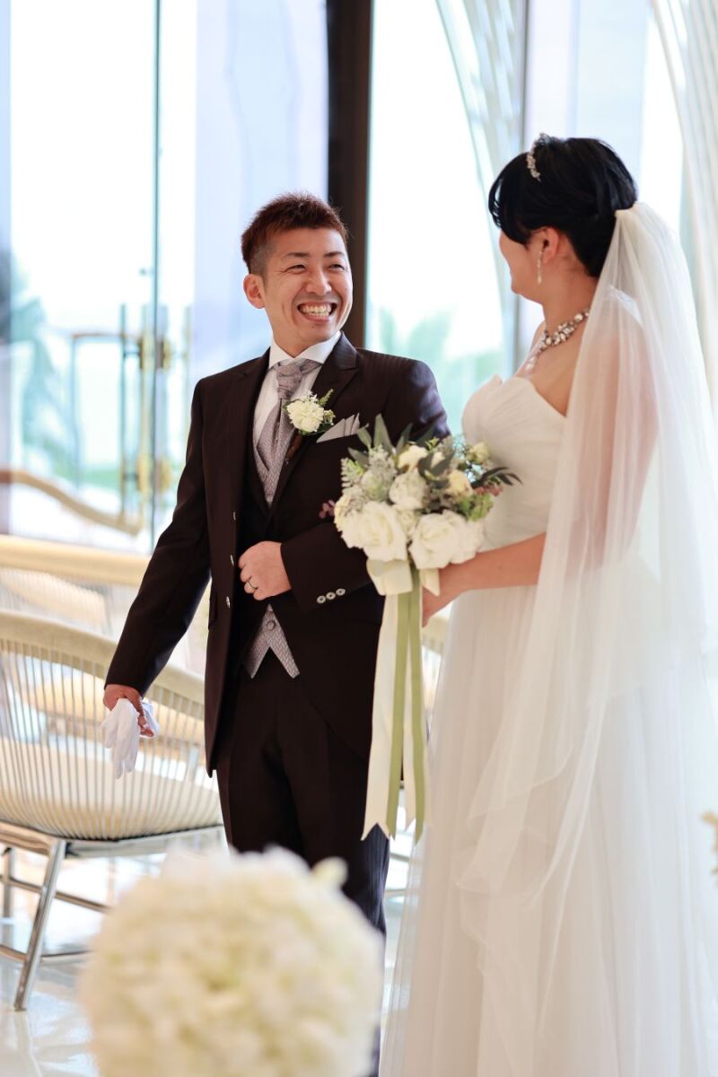 新郎様の素敵なエスコート♡