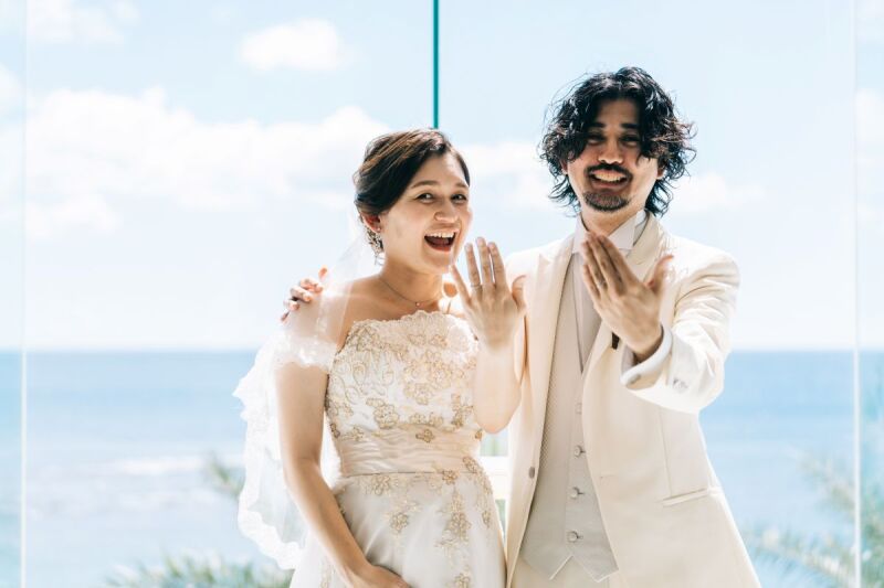 \私たち*結婚*しました!!/元気いっぱいご報告