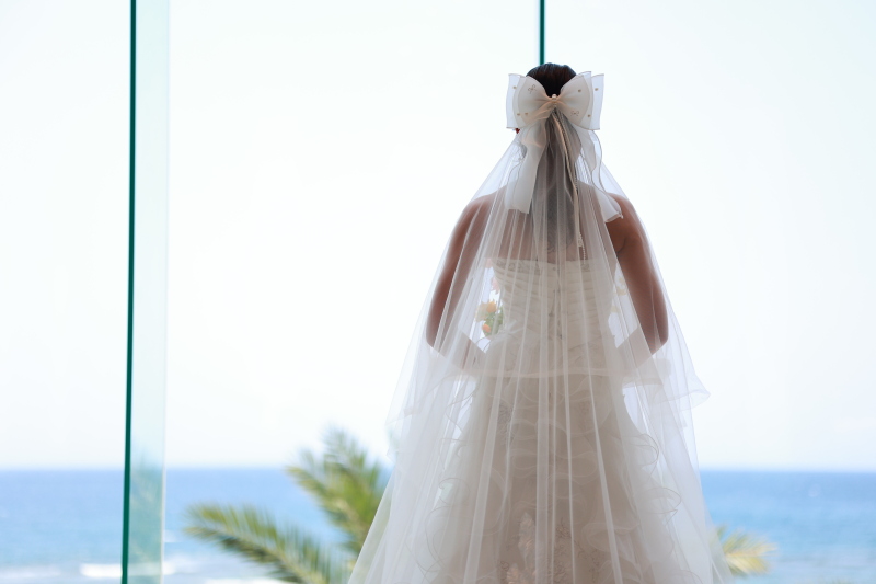 海の見えるチャペルで♡