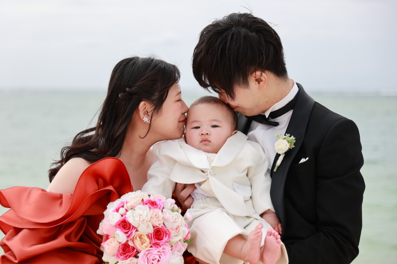 ラストの1枚は家族で仲良しショット♪