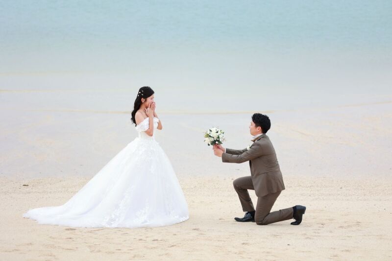 「僕と結婚してください！！」プロポーズショット☆