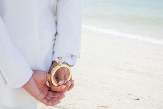 ウェディングドレス（ビーチ）