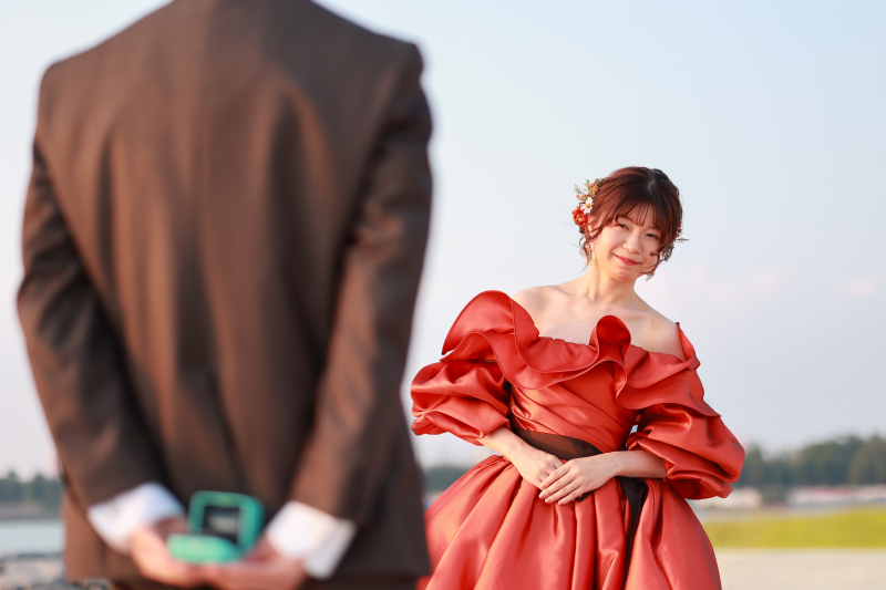 ビーチへと移動しました★あれ？！なにか隠している