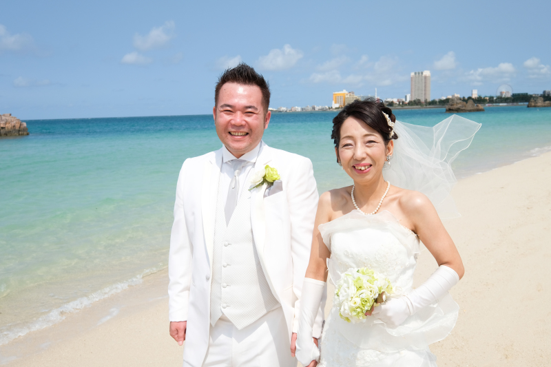 爽やかビーチショット