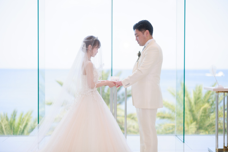 指輪交換シーン♡