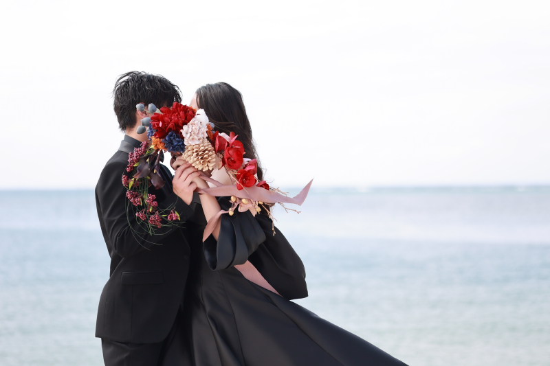 ロマンチックな一枚をキャッチ♡ブーケの向こうがわ