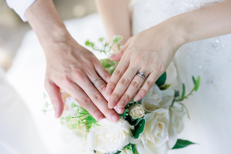 指輪の交換