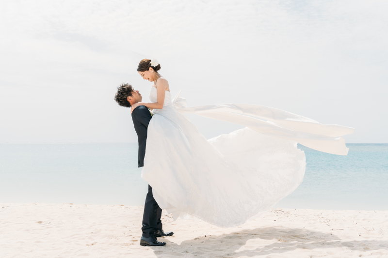 新婦様の抱っこショット♡