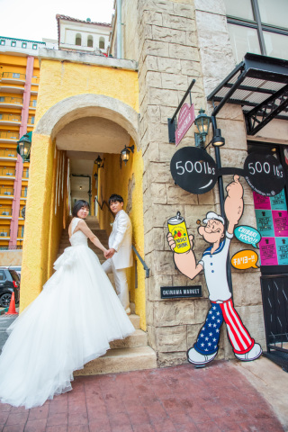 沖縄感じる3パターンの撮影【チャペル＆ビーチ＆アメビレ】