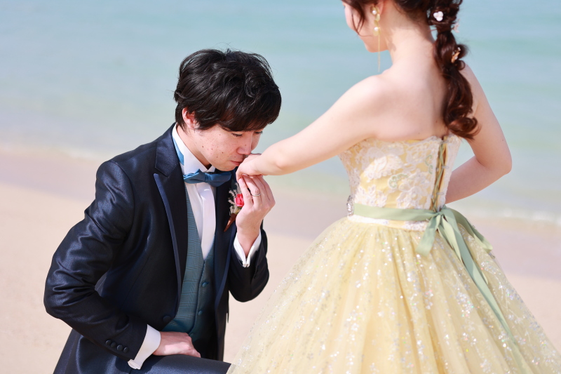 運命の一瞬『僕と結婚してください』プロポーズ写真