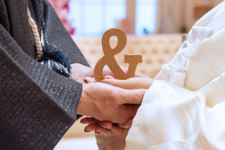 チャペルで和装と洋装撮影♡