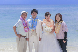 ウェディングドレス（ビーチ）