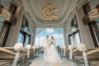 【ふたりらしさを大切に】海が一望できる*リゾートチャペル＆沖縄の自然溢れるビーチ