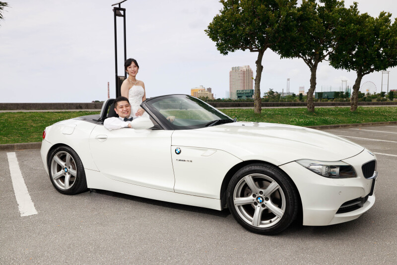 車に乗ってドライブ気分