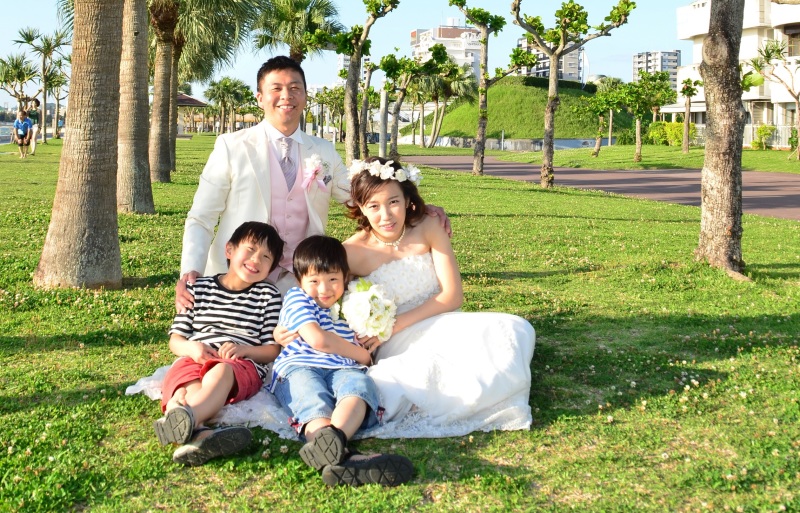 家族で笑顔のラストショット！