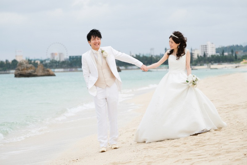 波打ち際のお散歩☆