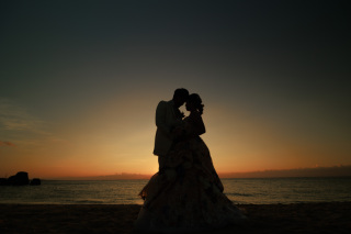 サンセット撮影(チャペル＆ビーチ＆アメリカンビレッジ)