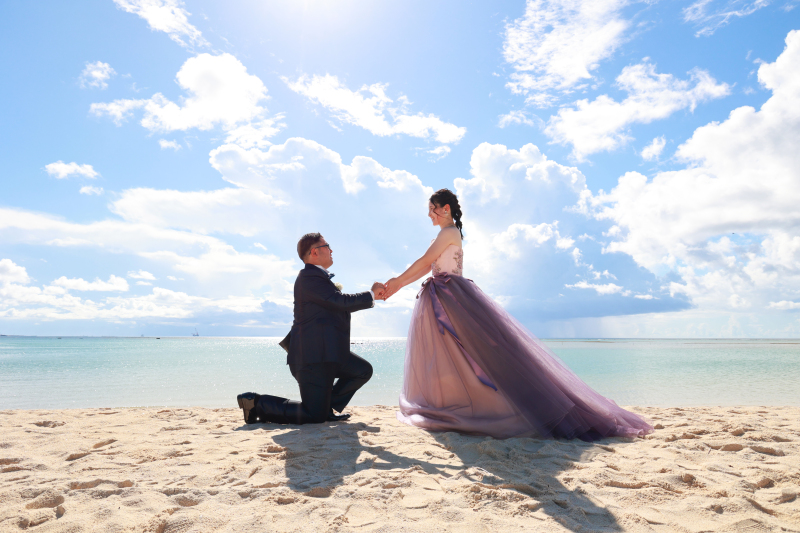 運命の一瞬『僕と結婚してください』プロポーズ写真