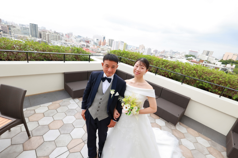 おふたりが今回の撮影でご着用されたお衣装をご紹介