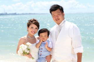 お子様もご一緒に記念の一枚を♡