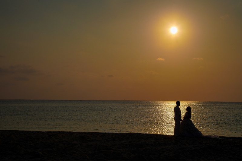 キラキラ輝く海