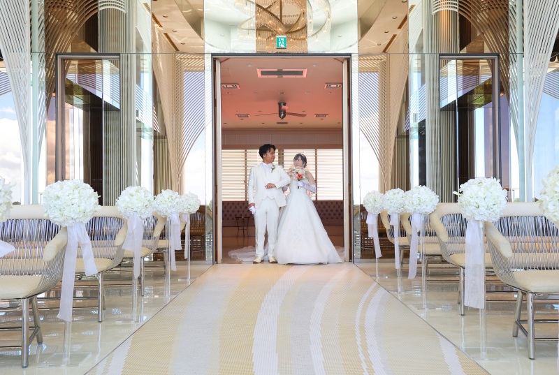 チャペルへご入場♪