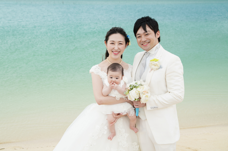 家族で幸せフォトウェディング(^^♪