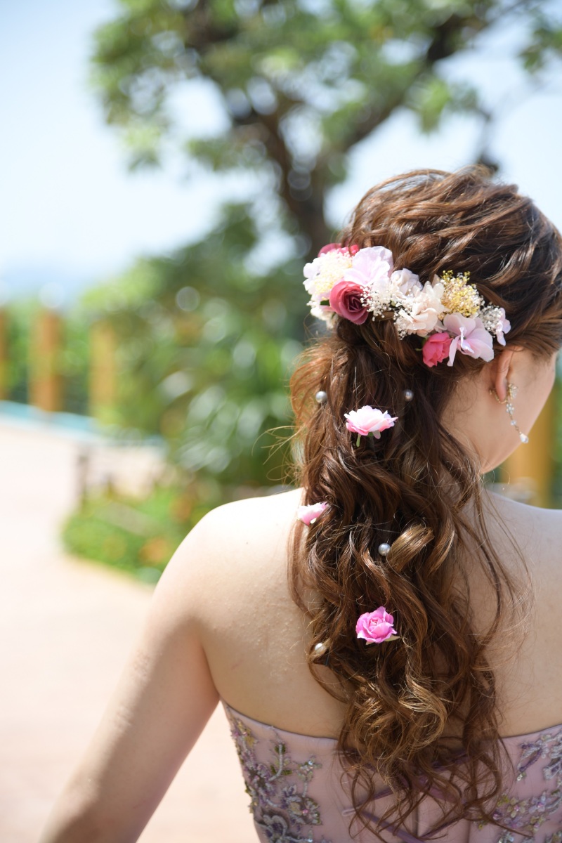 雰囲気に合わせたヘアスタイルで♡