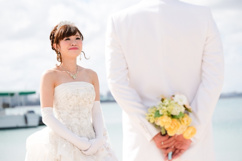 サプライズの花束