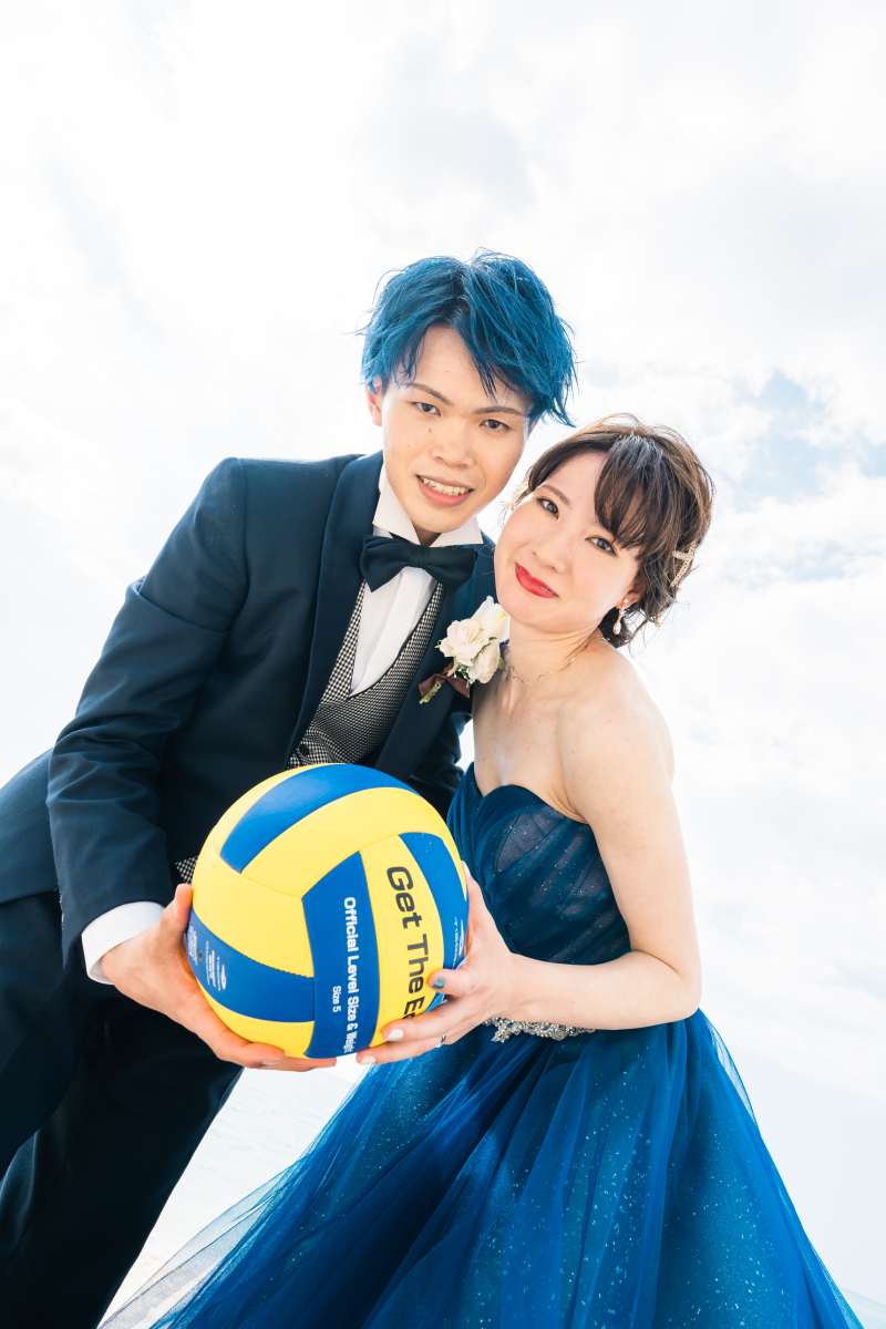 お二人にとって思い出の物も取り入れて★