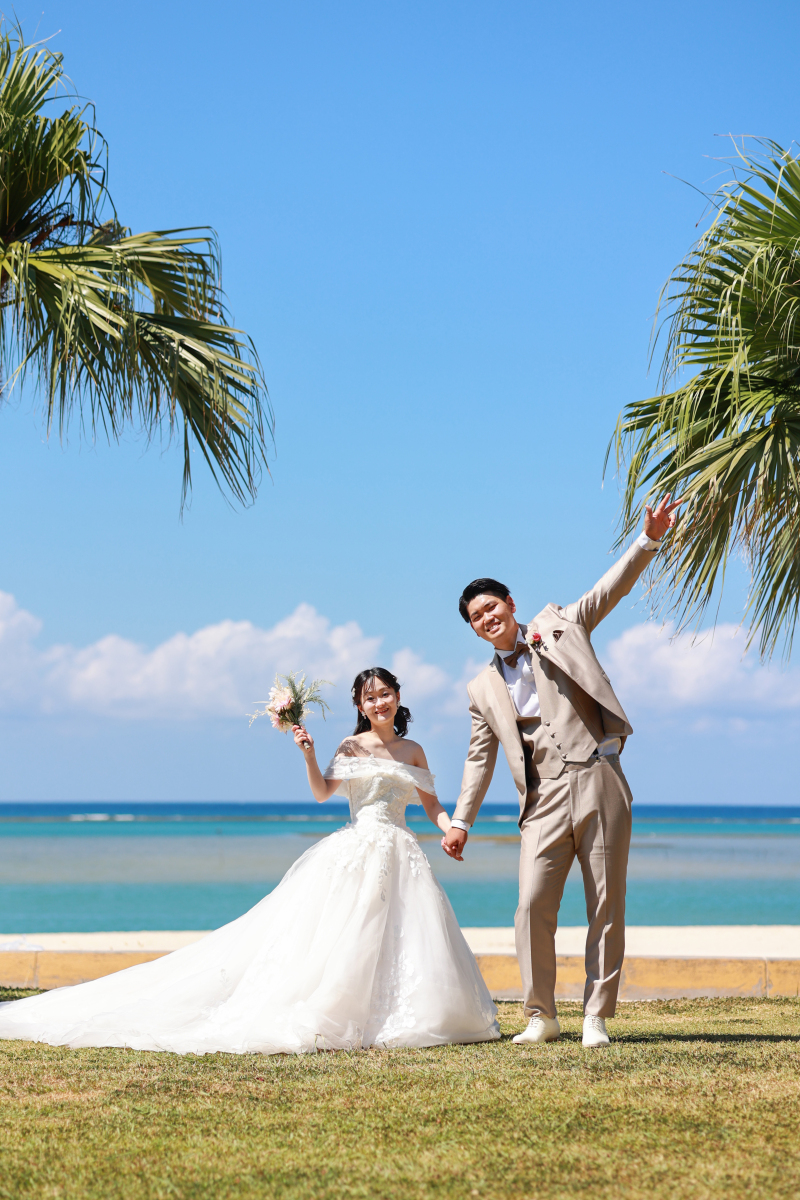 南国の風を感じながら、永遠に忘れない素敵な一日に