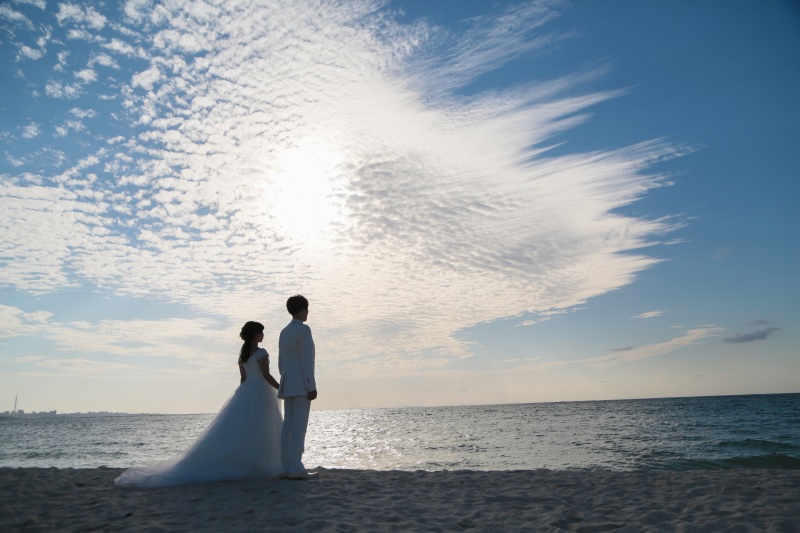 海を眺めながら