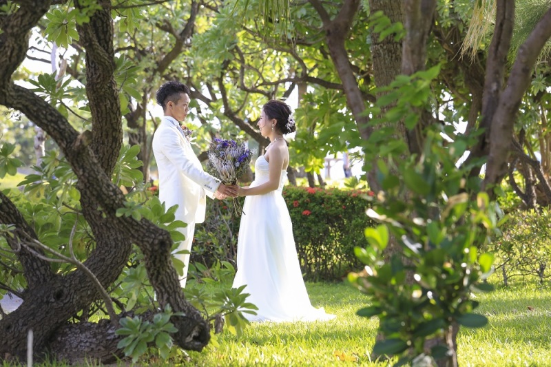 南国の緑に囲まれて