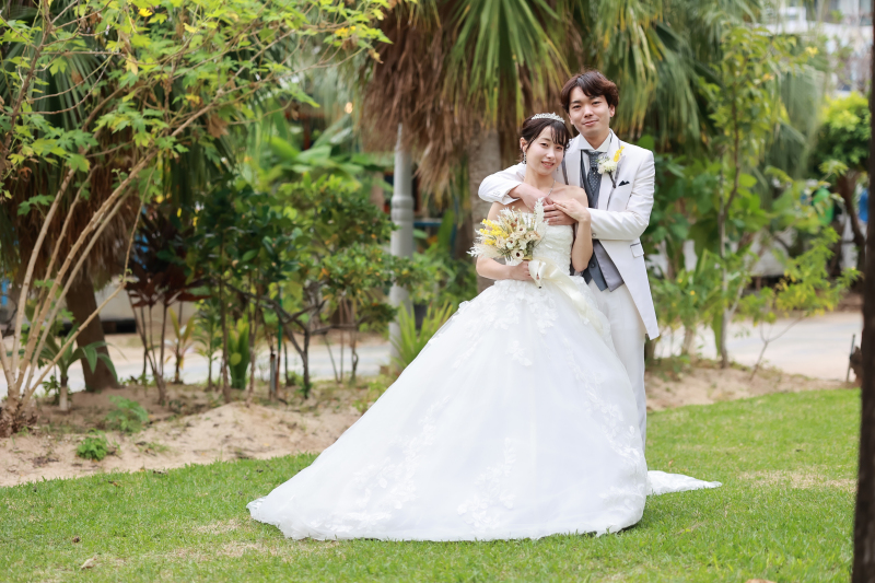 南国の風を感じながら、永遠に忘れない素敵な一日に