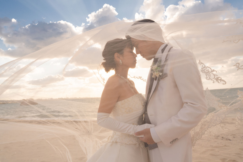 レースに包まれて