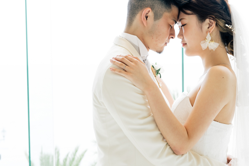 神聖な雰囲気に包まれて