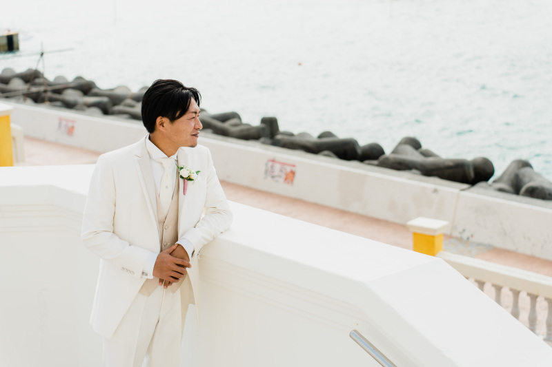 ご新郎様ソロショット