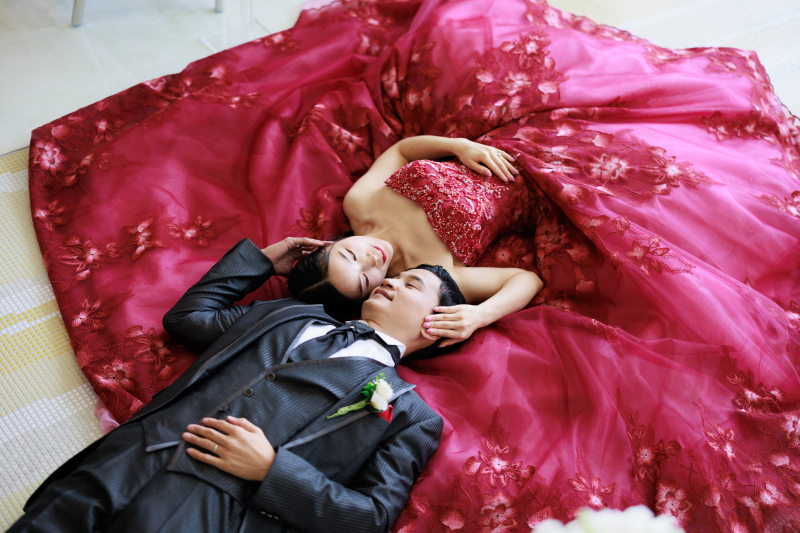 カラードレスショット