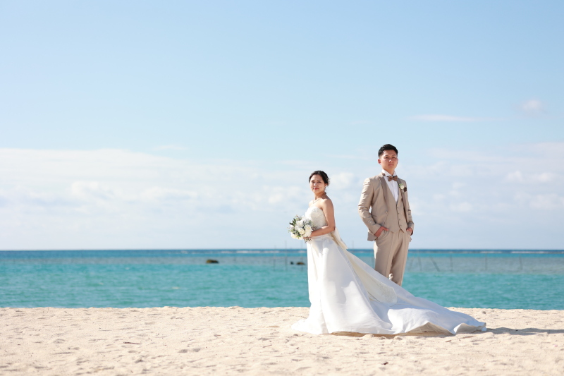 青い海＆広い空に包まれたロケーション