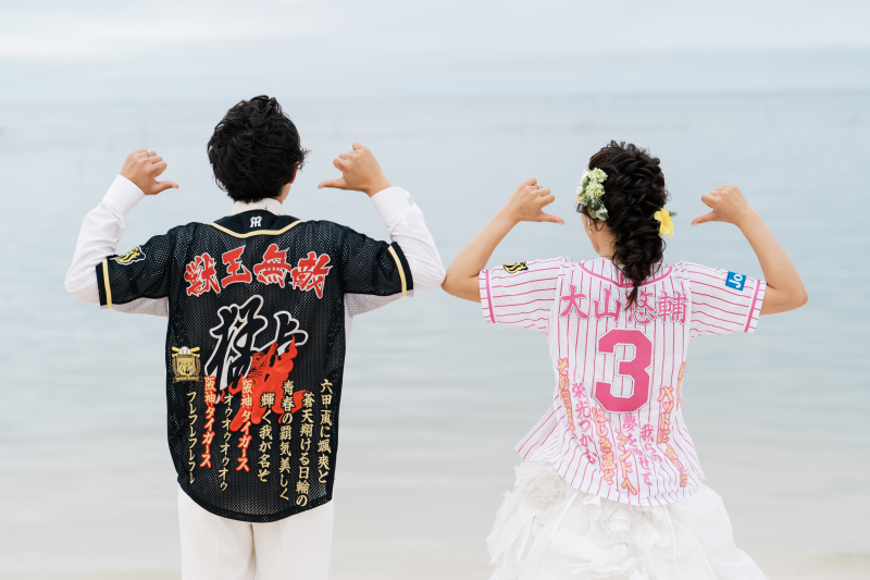 白ドレス×ビーチ&白ドレス×チャペル