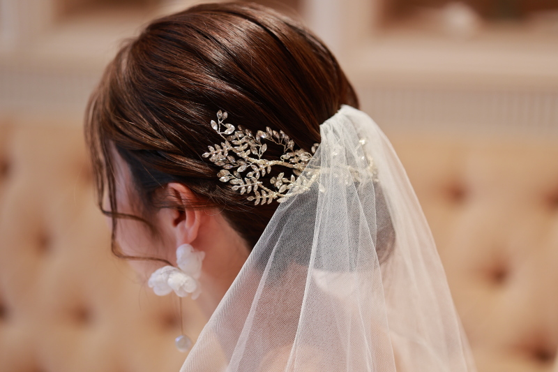 ご新婦様のヘアスタイル