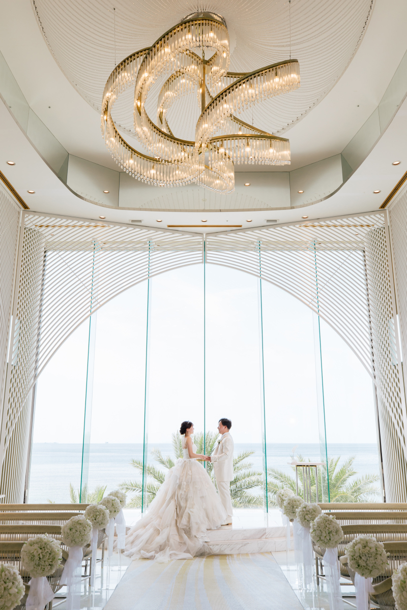 チャペルに響く、ふたりだけの誓いを・・・