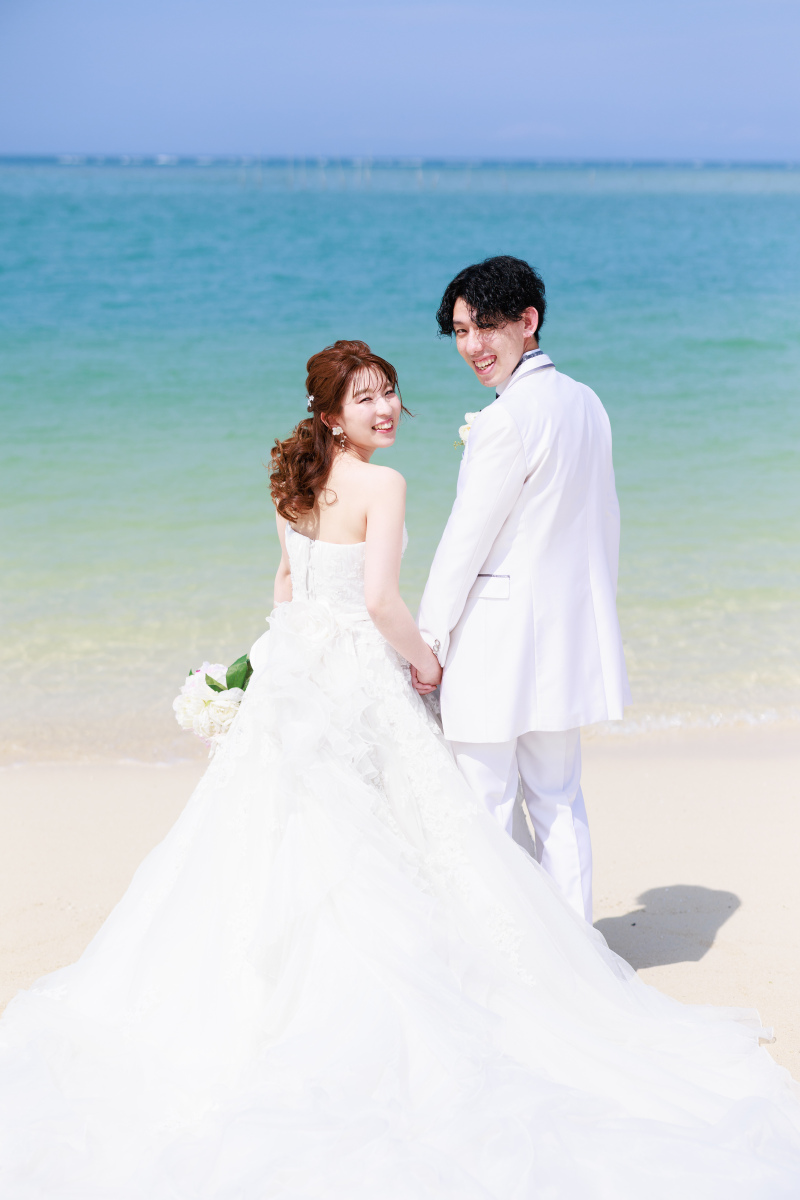 ビーチ撮影スタート♪